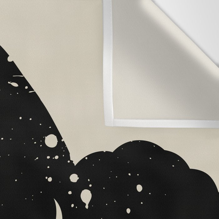 Black Hair No. 4 Wall Tapestry Gallery Image 3