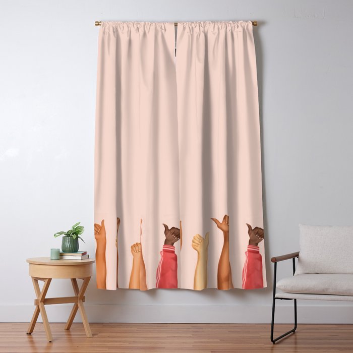 Thumbs Up Window Curtain Gallery Image 5