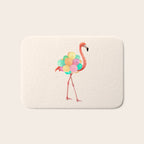 FLAMINGO PARTY Bath Mat Gallery Image 1