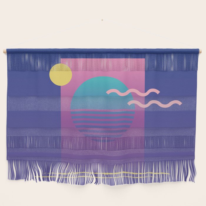 Memphis Pattern 36 / 80s - 90s Retro Wall Hanging Gallery Image 1