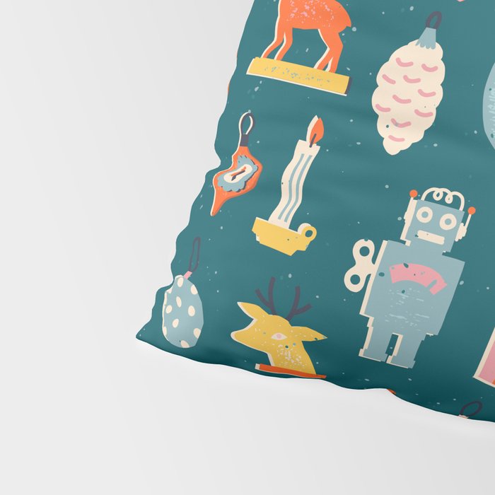 Christmas vintage toys Pillow Sham Gallery Image 4
