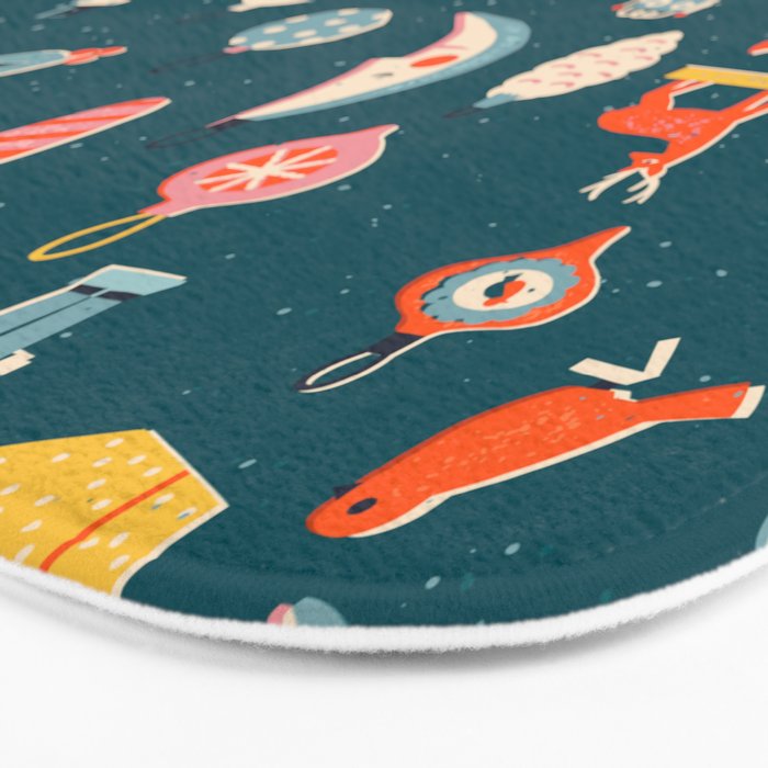 Christmas vintage toys Bath Mat Gallery Image 3