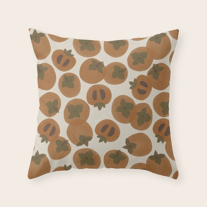 Persimmon Bowl Throw Pillow Gallery Image 6