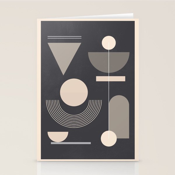 Abstract Geometric Shapes 77 Stationery Card Gallery Image 2