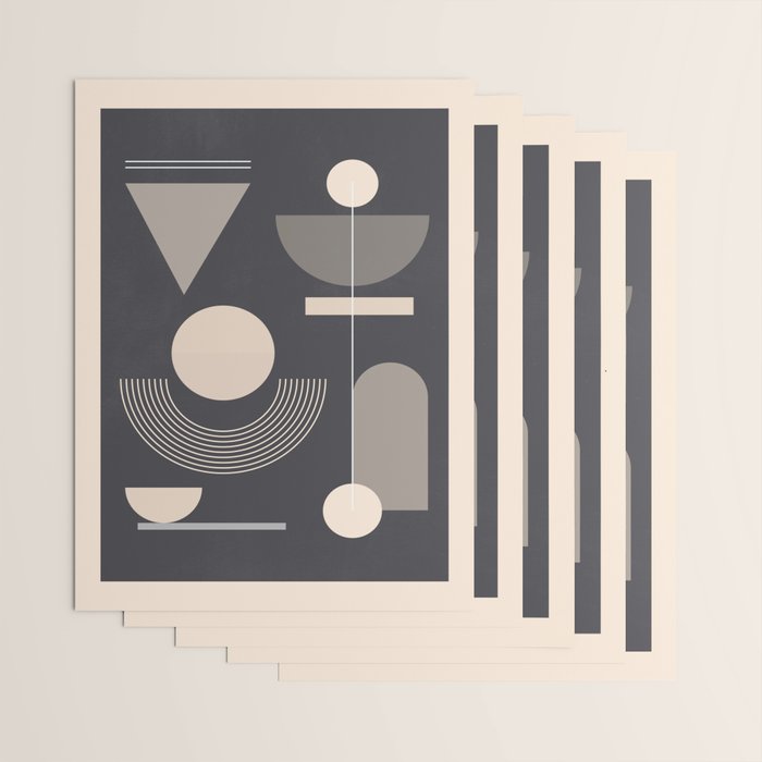Abstract Geometric Shapes 77 Wrapping Paper Gallery Image 3