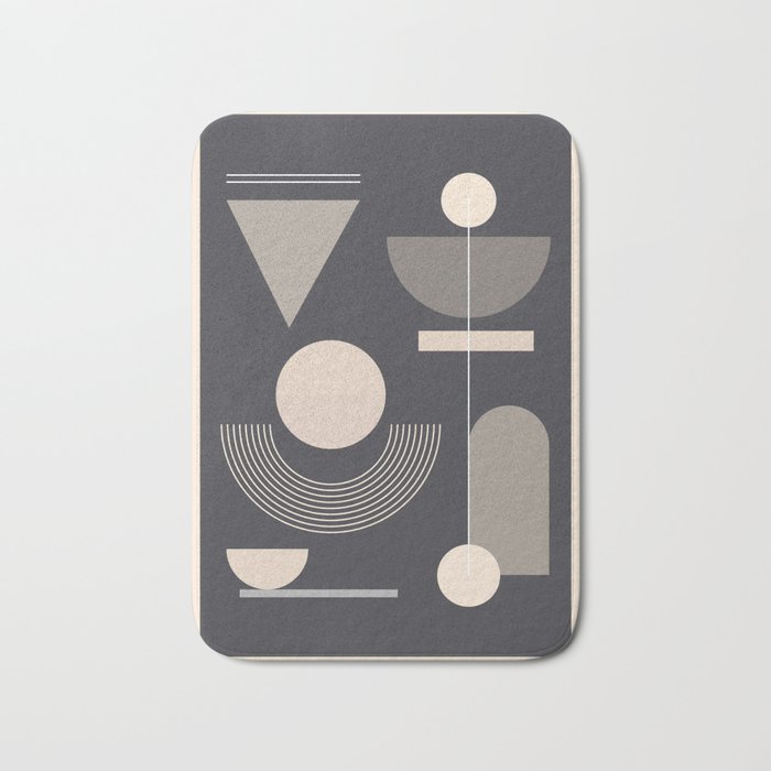 Abstract Geometric Shapes 77 Bath Mat Gallery Image 1