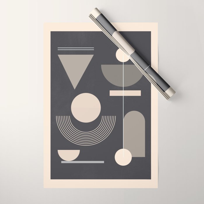 Abstract Geometric Shapes 77 Wrapping Paper Gallery Image 1