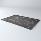 Electric Guitar Patent - Guitar Player Art - Black Chalkboard Rug Gallery Image 3