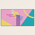 Memphis pattern 72 - 80s / 90s Retro Desk Mat Gallery Image 3