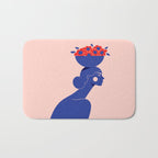 Floral Bowl Bath Mat Gallery Image 1