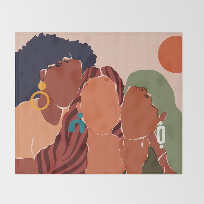 Sisterhood Throw Blanket Gallery Image 2