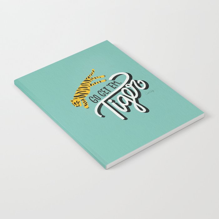 Go Get 'Em Tiger - Mint Palette Notebook Gallery Image 1
