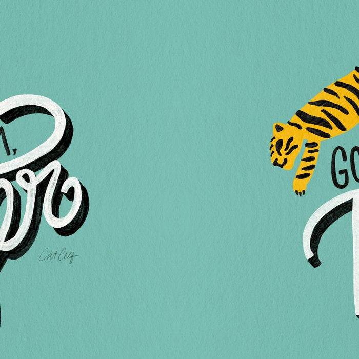 Go Get 'Em Tiger - Mint Palette Coffee Mug Gallery Image 2