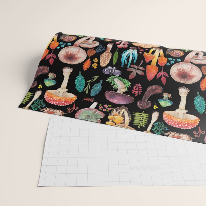 Mushroom heart Wrapping Paper Gallery Image 2