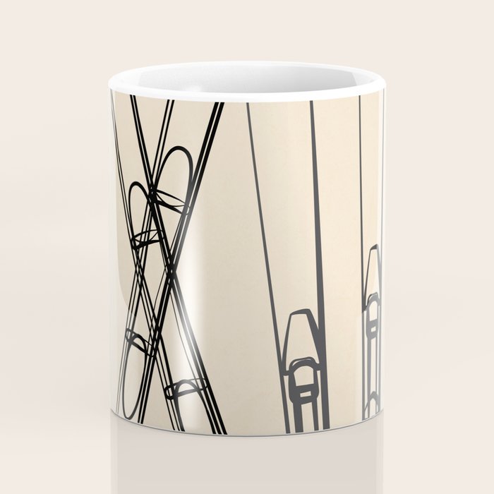 Minimal Skis 2 Coffee Mug Gallery Image 4