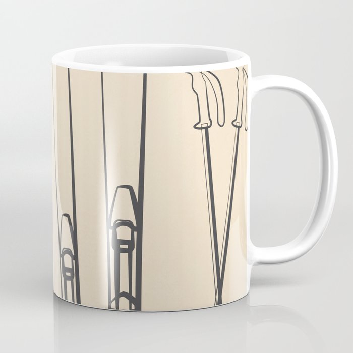 Minimal Skis 2 Coffee Mug Gallery Image 1