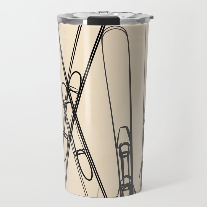 Minimal Skis 2 Travel Mug Gallery Image 1