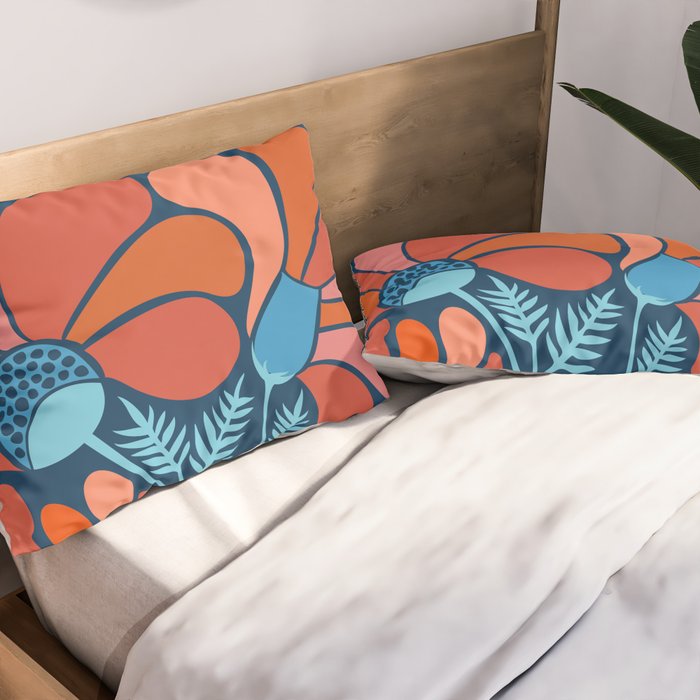 Flower Power IV Pillow Sham Gallery Image 2