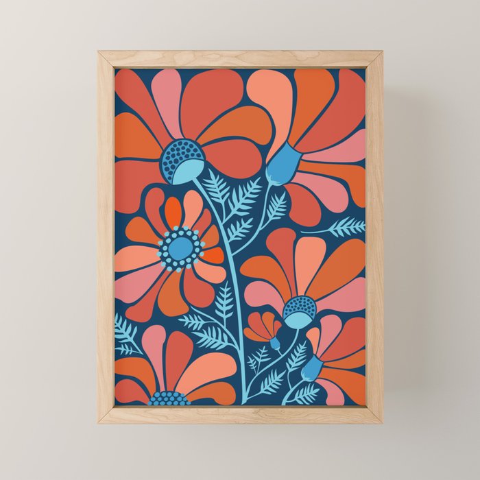 Flower Power IV Mini Art Print Gallery Image 1
