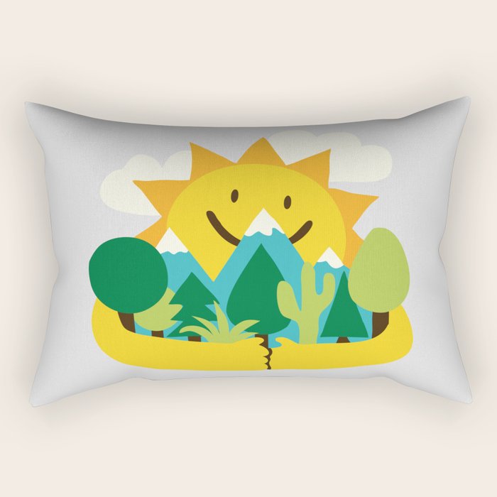 Sun is out Rectangular Pillow Gallery Image 1