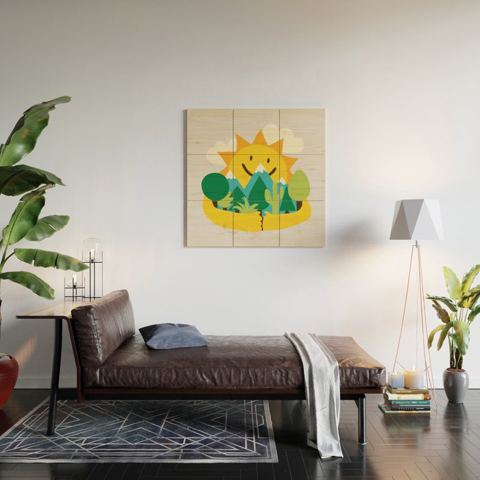 Sun is out Wood Wall Art Gallery Image 2
