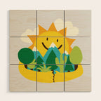 Sun is out Wood Wall Art Gallery Image 1
