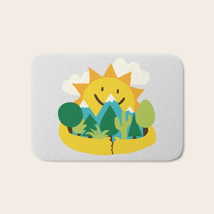 Sun is out Bath Mat Gallery Image 1
