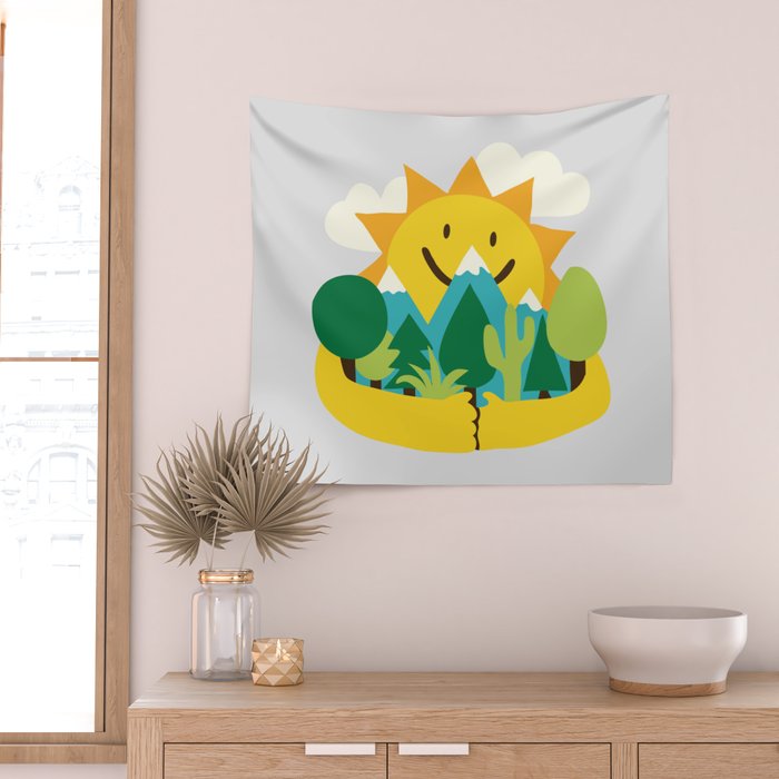 Sun is out Wall Tapestry Gallery Image 2