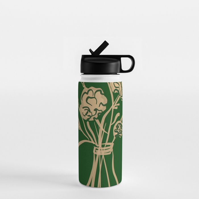 Minimalist Flowers In A Vase 6 Water Bottle Gallery Image 1