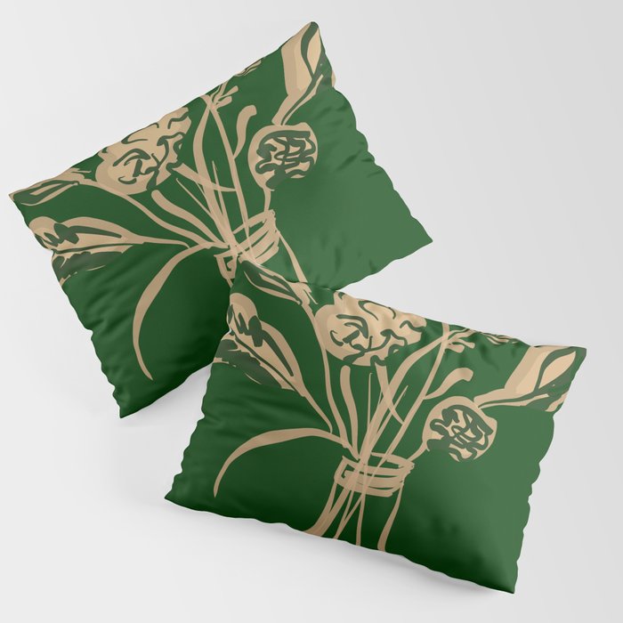 Minimalist Flowers In A Vase 6 Pillow Sham Gallery Image 3