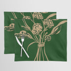 Minimalist Flowers In A Vase 6 Placemat Gallery Image 1