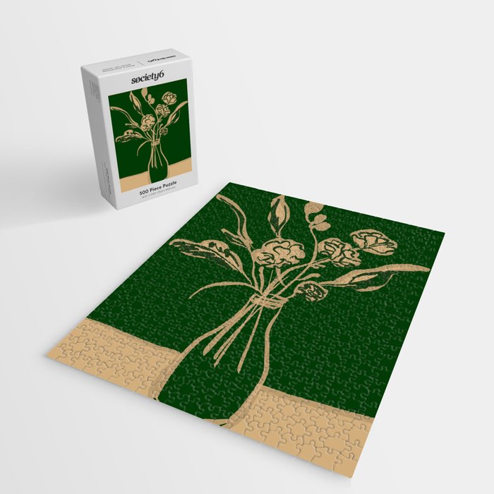 Minimalist Flowers In A Vase 6 Jigsaw Puzzle Gallery Image 2