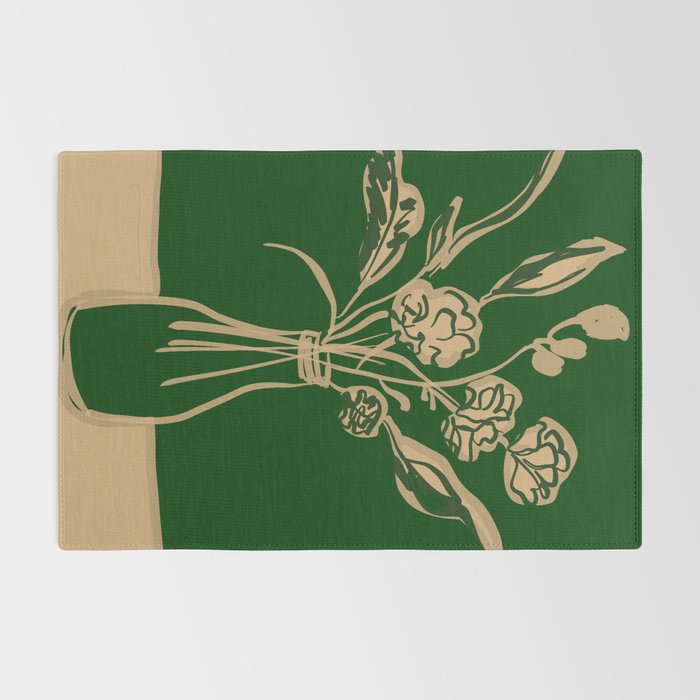 Minimalist Flowers In A Vase 6 Rug Gallery Image 2