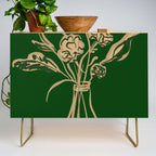 Minimalist Flowers In A Vase 6 Credenza Gallery Image 1