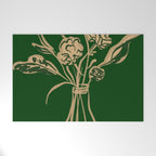 Minimalist Flowers In A Vase 6 Welcome Mat Gallery Image 1
