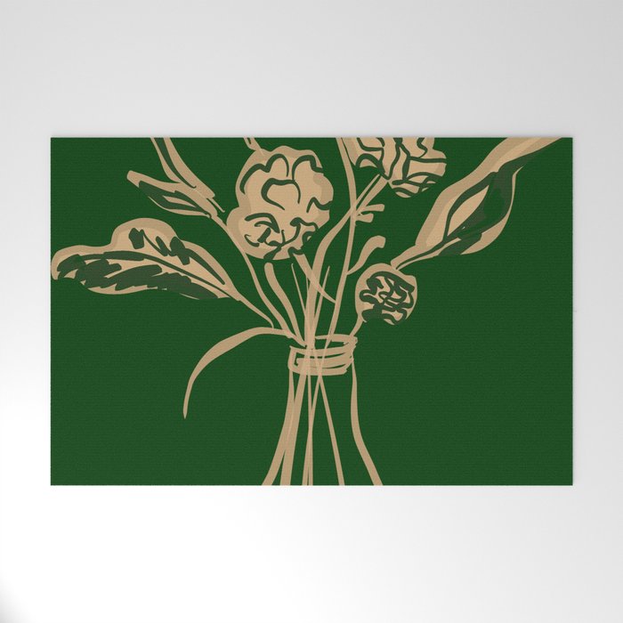 Minimalist Flowers In A Vase 6 Welcome Mat Gallery Image 1