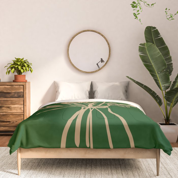 Minimalist Flowers In A Vase 6 Comforter Gallery Image 3