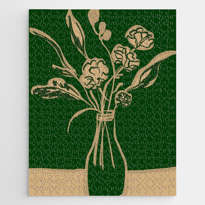 Minimalist Flowers In A Vase 6 Jigsaw Puzzle Gallery Image 1