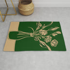 Minimalist Flowers In A Vase 6 Rug Gallery Image 1