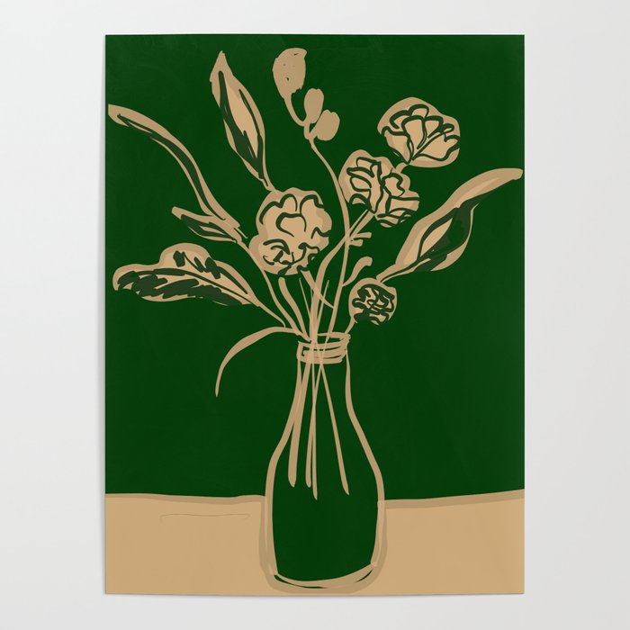 Minimalist Flowers In A Vase 6 Poster Gallery Image 4