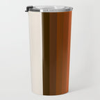 Retro Golden Rainbow - Straight Travel Mug Gallery Image 3