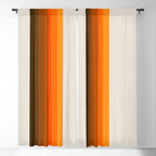 Retro Golden Rainbow - Straight Window Curtain Gallery Image 5