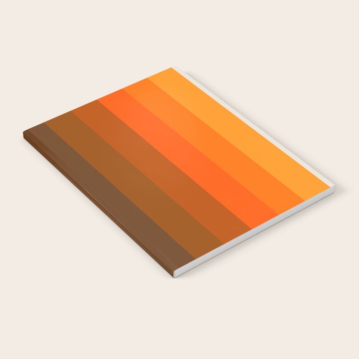 Retro Golden Rainbow - Straight Notebook Gallery Image 2