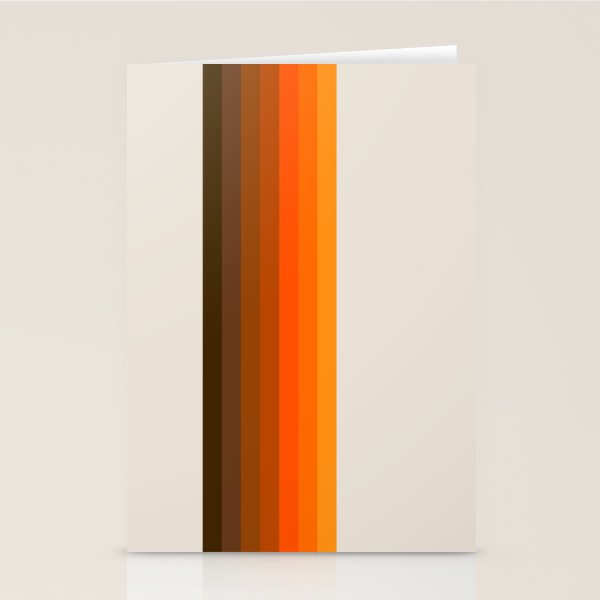 Retro Golden Rainbow - Straight Stationery Card Gallery Image 2