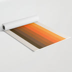 Retro Golden Rainbow - Straight Yoga Mat Gallery Image 2