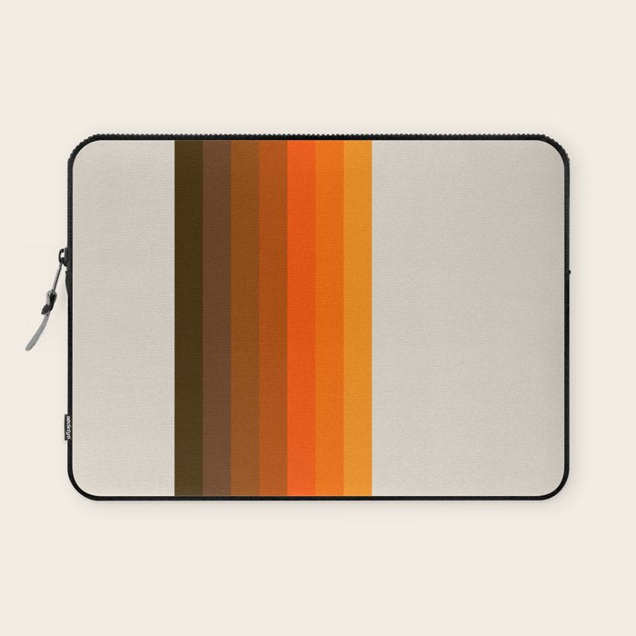 Retro Golden Rainbow - Straight Laptop Sleeve Gallery Image 1