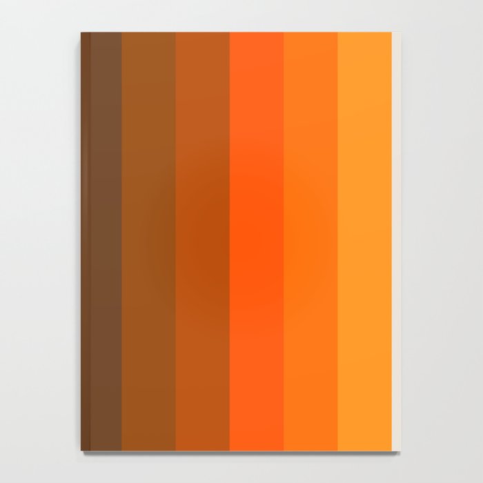 Retro Golden Rainbow - Straight Notebook Gallery Image 4