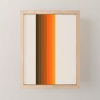 Retro Golden Rainbow - Straight Mini Art Print Gallery Image 1