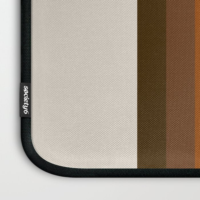 Retro Golden Rainbow - Straight Laptop Sleeve Gallery Image 3