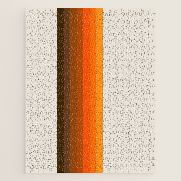 Retro Golden Rainbow - Straight Jigsaw Puzzle Gallery Image 1